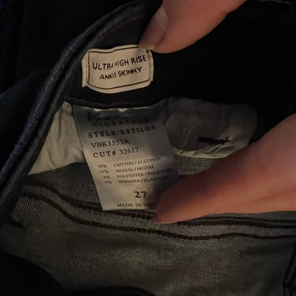 High Waisted KanCan Dark Blue Jeans - Picture 6 of 6